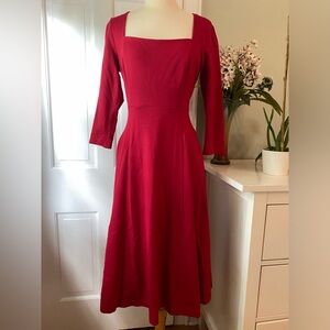 Anthropologie knit midi dress